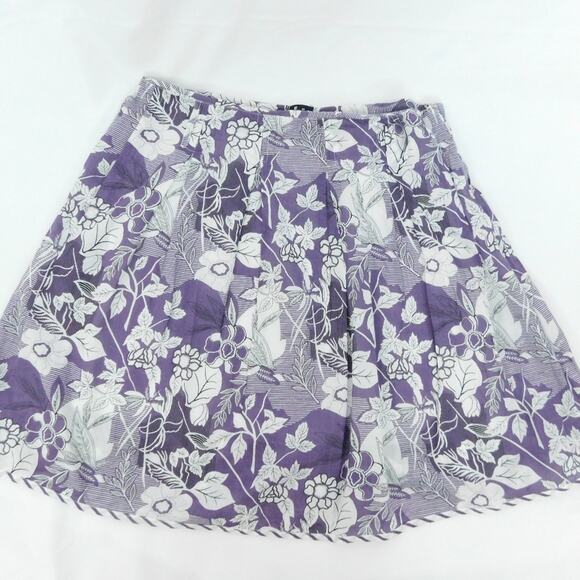 Folia Pleated Aline Skirt Size 7 - Picture 3 of 4